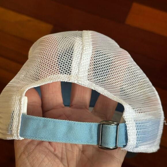 The Players Mesh Trucker Hat Limited Edition Patch Blue White Unisex Adjustable - Picture 4 of 5